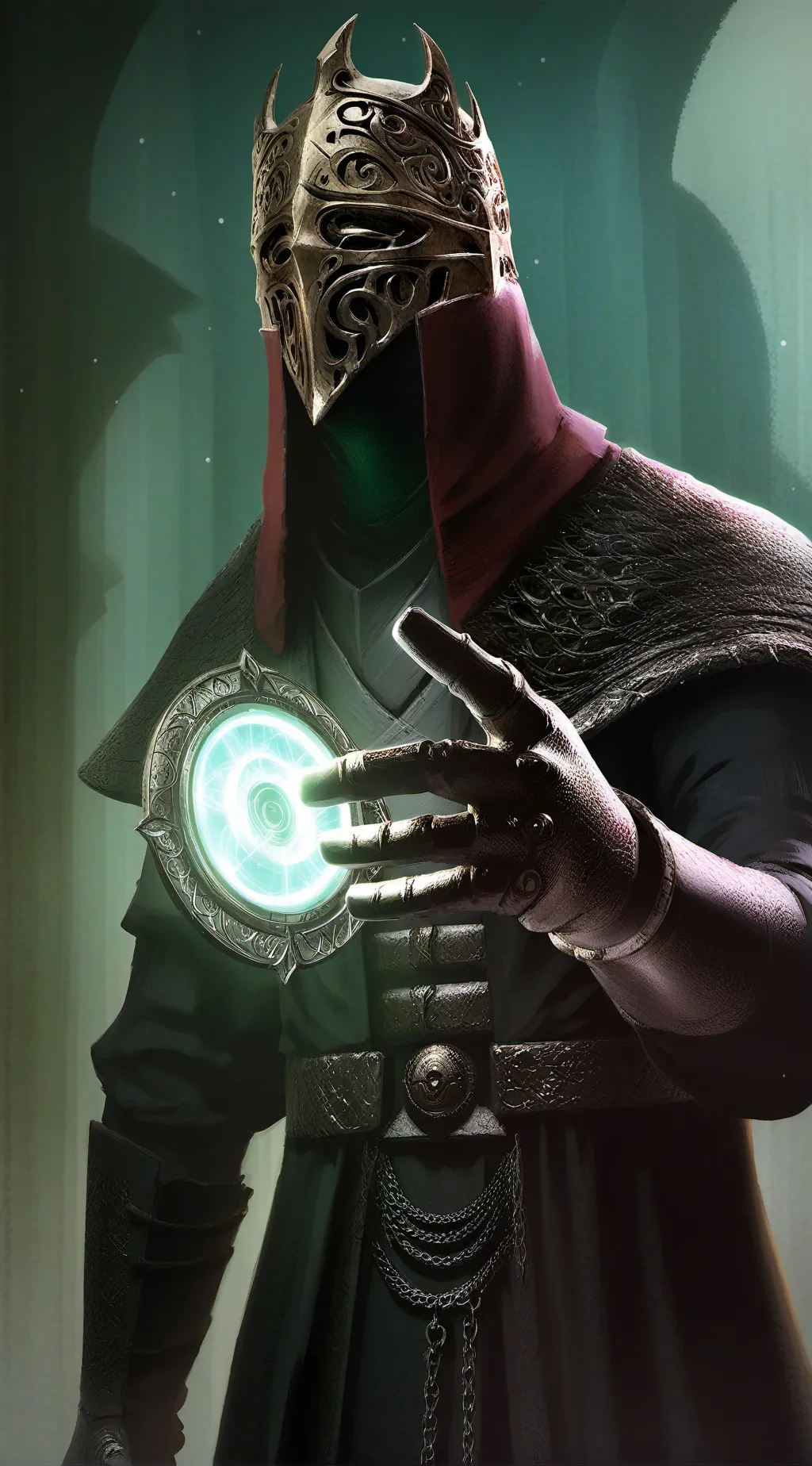 ai character: R.I.P techno blade background