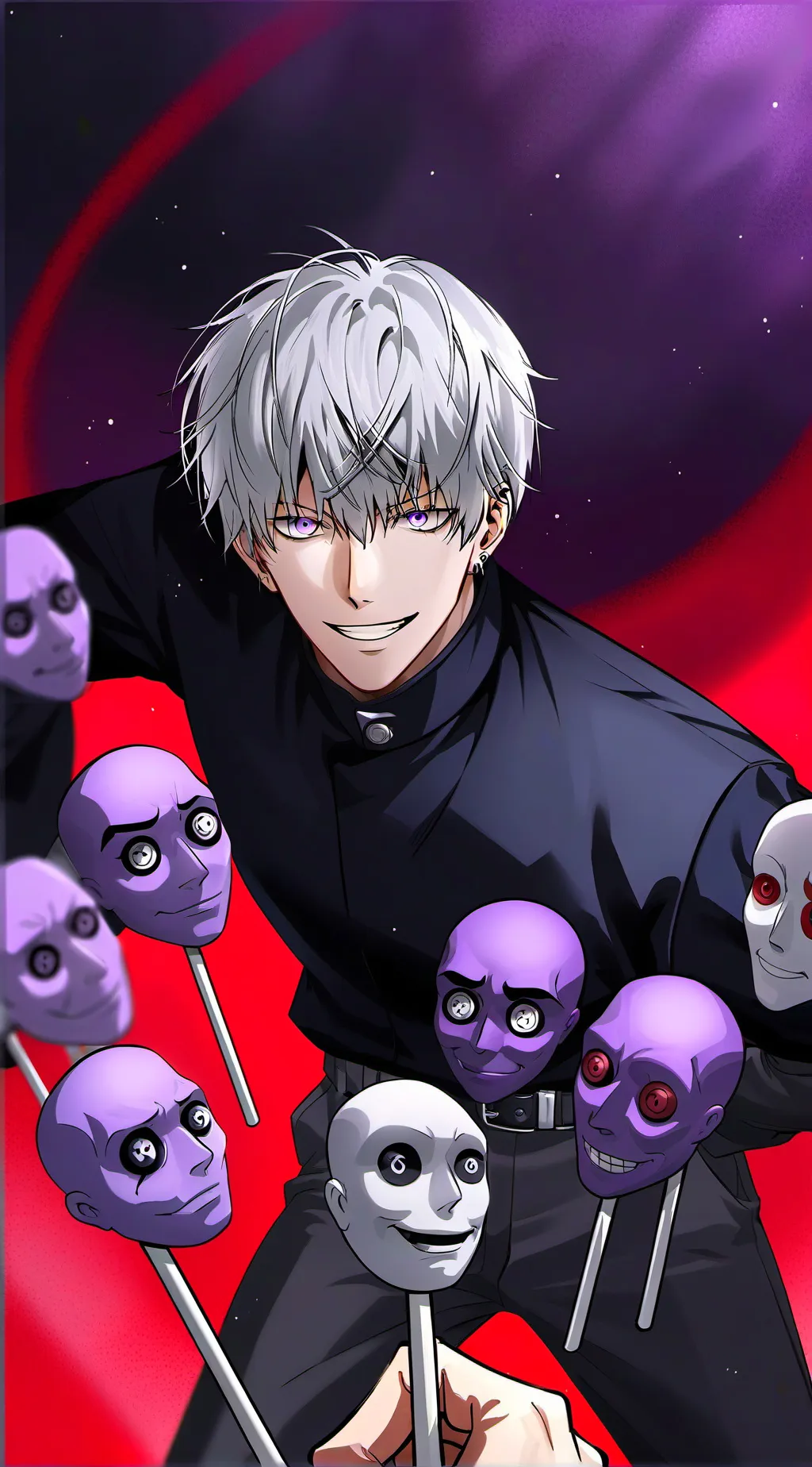 ai character: Satoru Gojo background