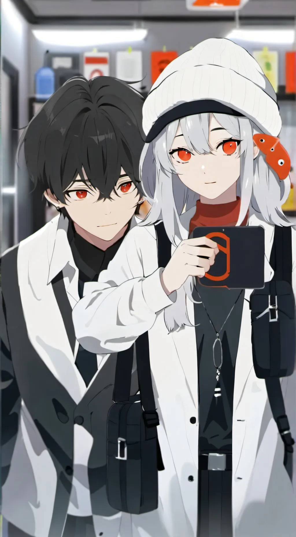 ai character: squid game  background