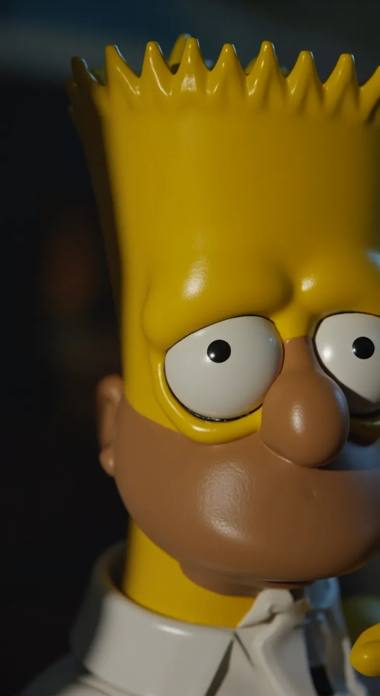 ai character: Bart Samsung  background