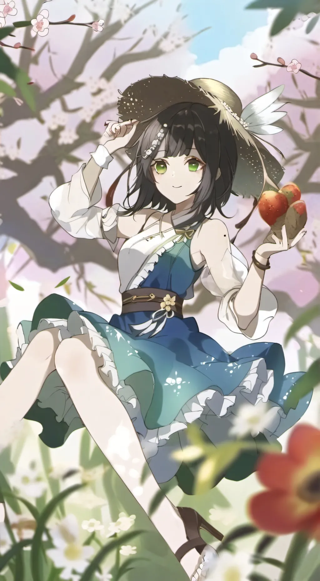 ai character: Lilly background