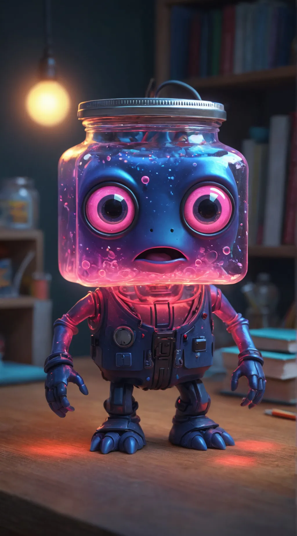 ai character: Blip background