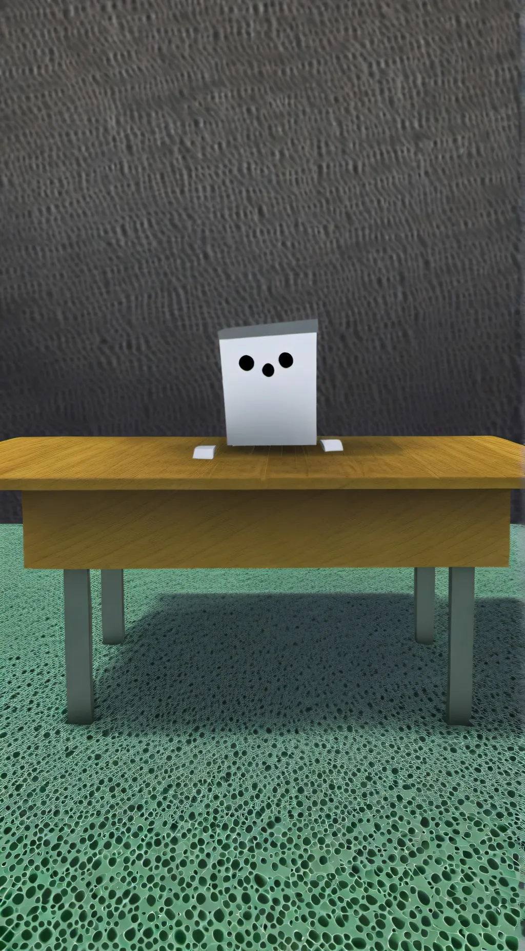 ai character: goofy lil guy background