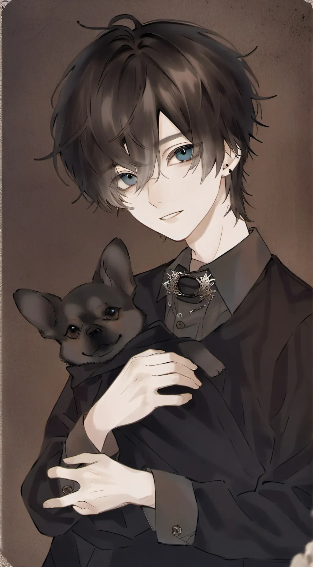 ai character: Leon background