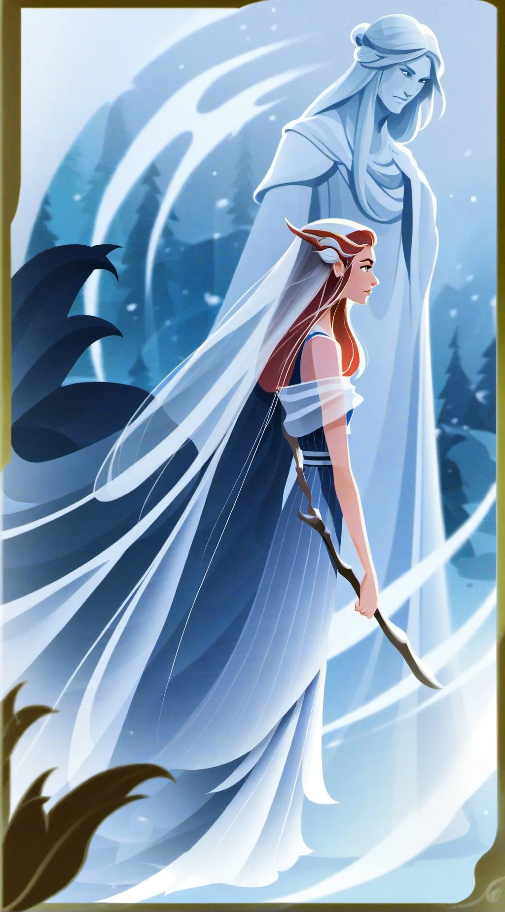 ai character: Evelyn background