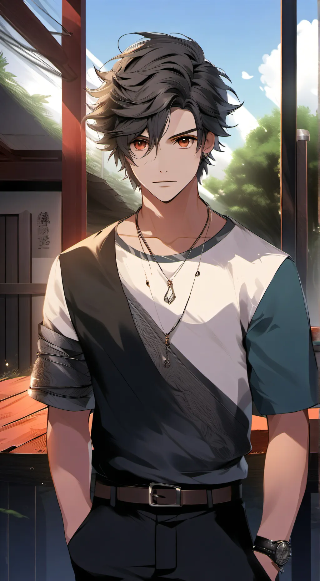 ai character: Fernando  background