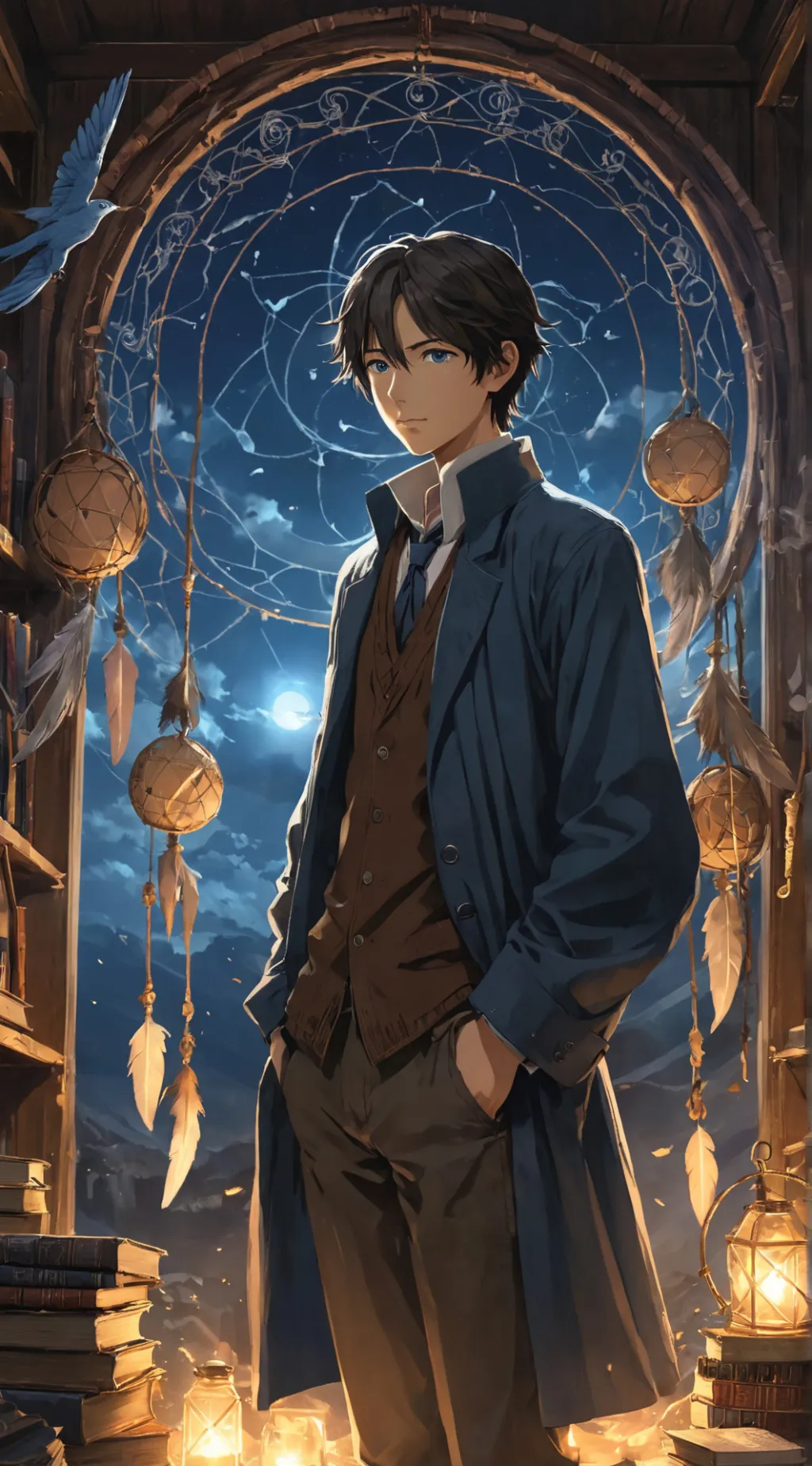 ai character: Axel background