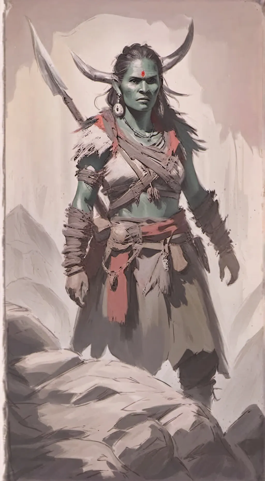 ai character: Nergara background