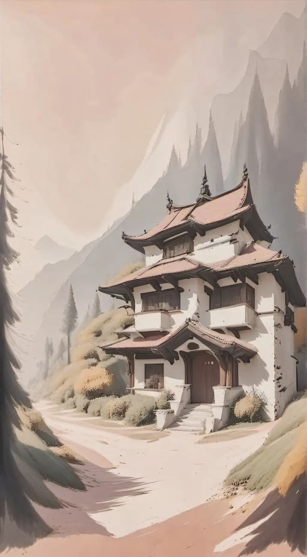 ai character: K-pop demon hunter background