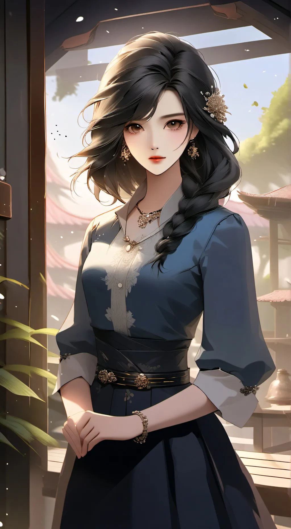 ai character: zoey background