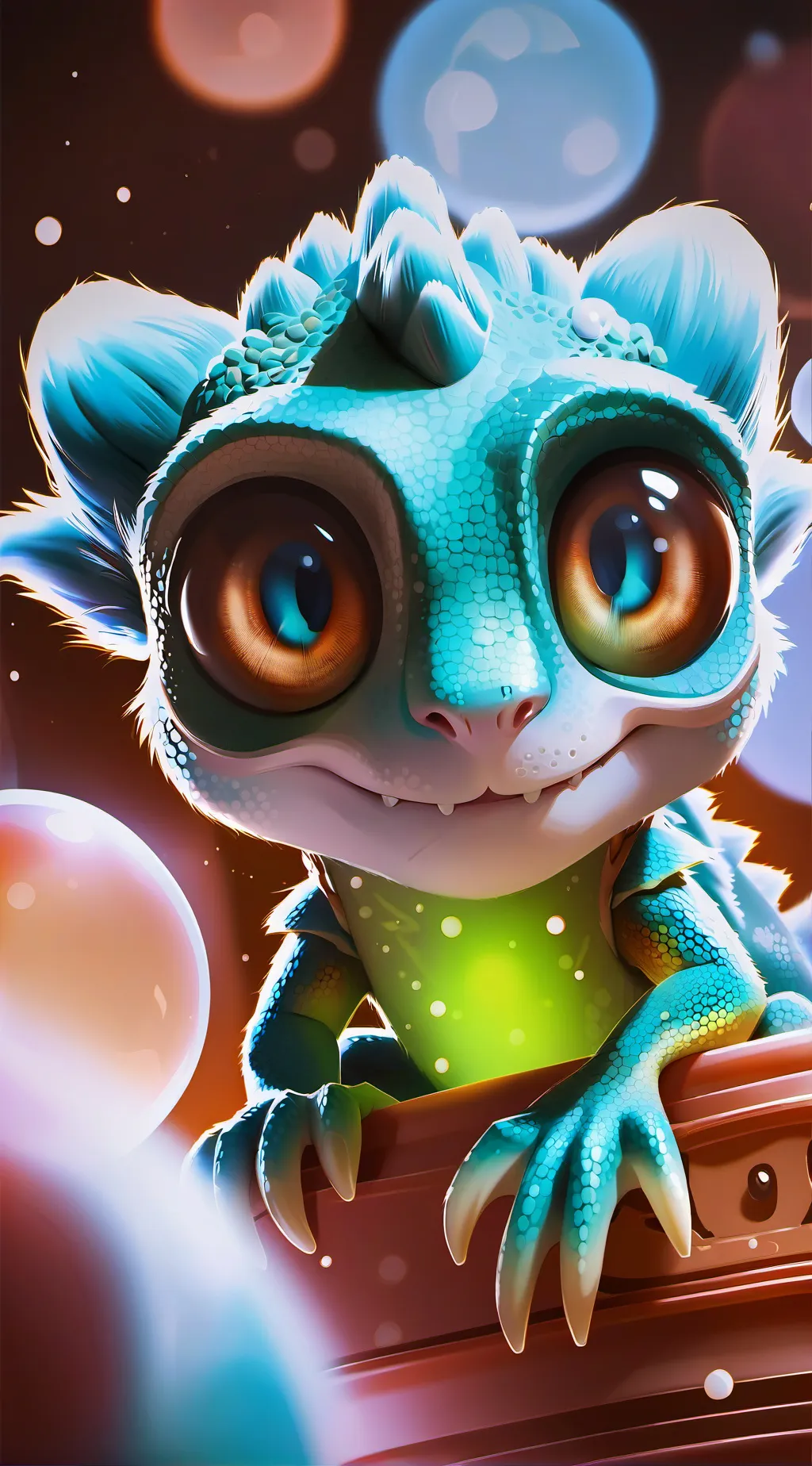 ai character: Pixel background