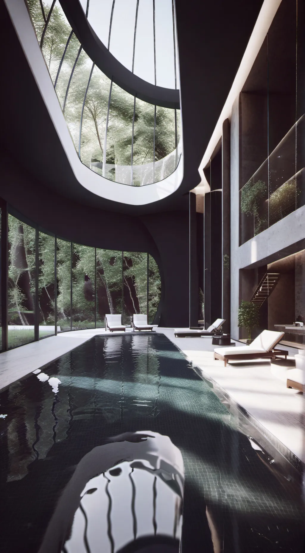 ai character: -INDOOR POOL!- background