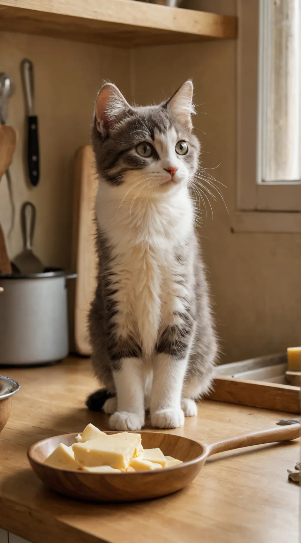 ai character: kitten background