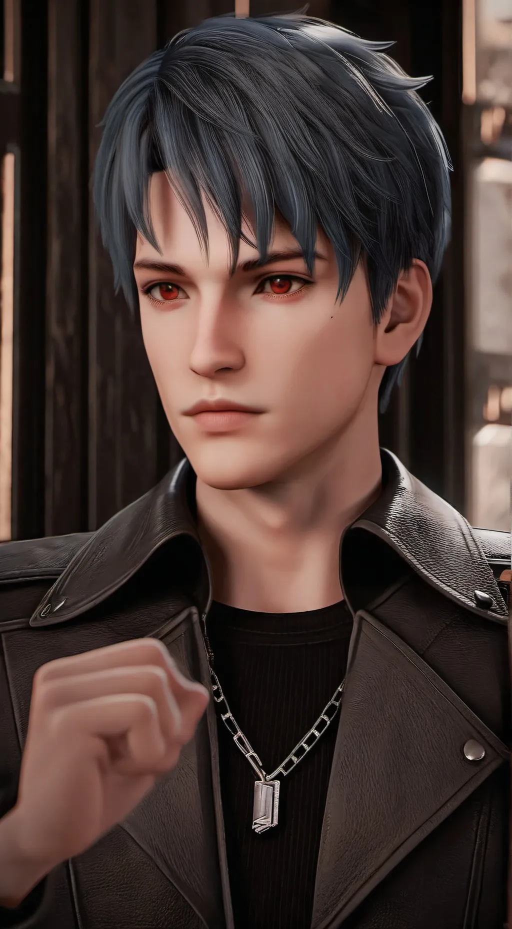 ai character: Leo background