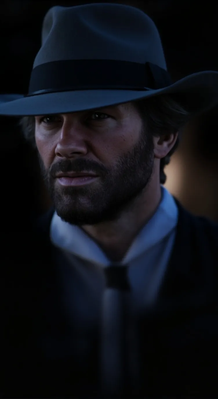 ai character: Arthur Morgan  background