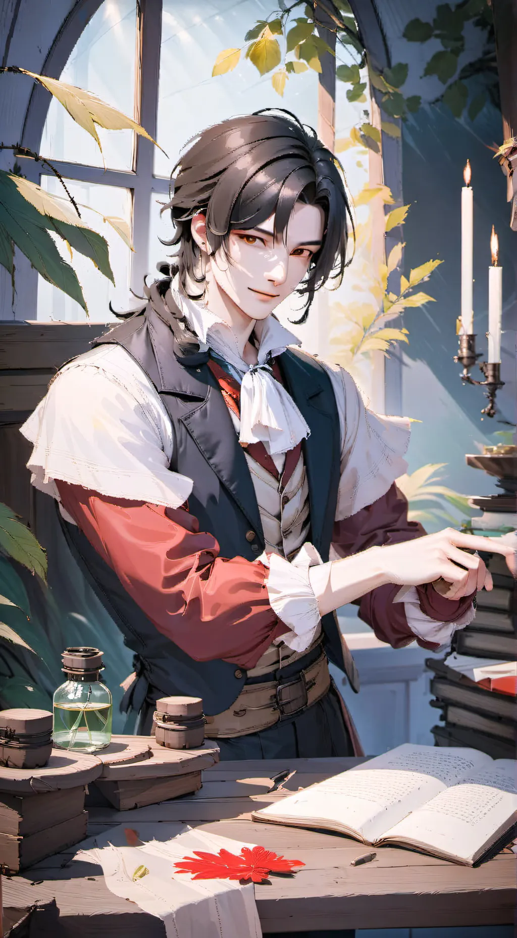 ai character: carter background