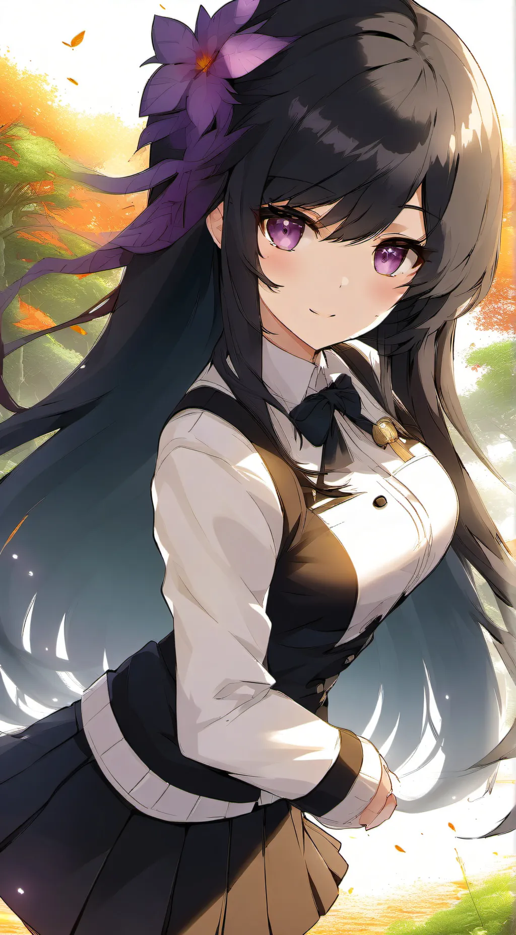 ai character: Akeno himejima background