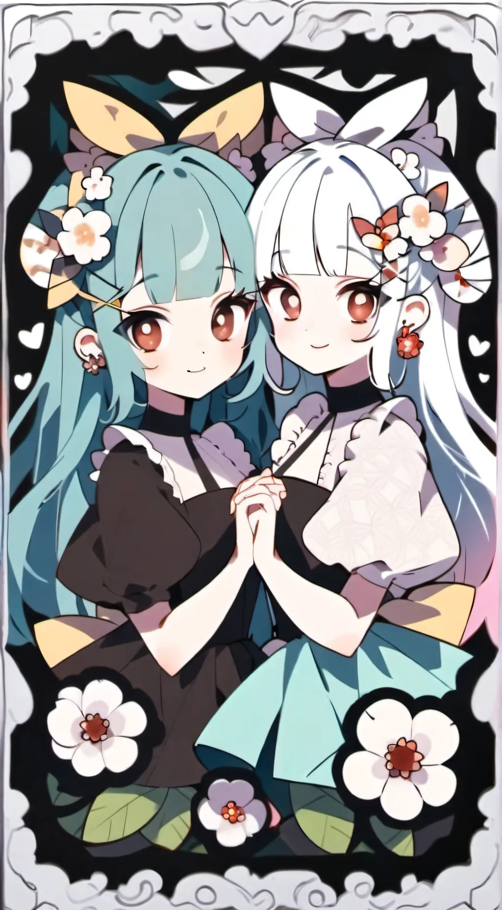 ai character: ana y lucia  background