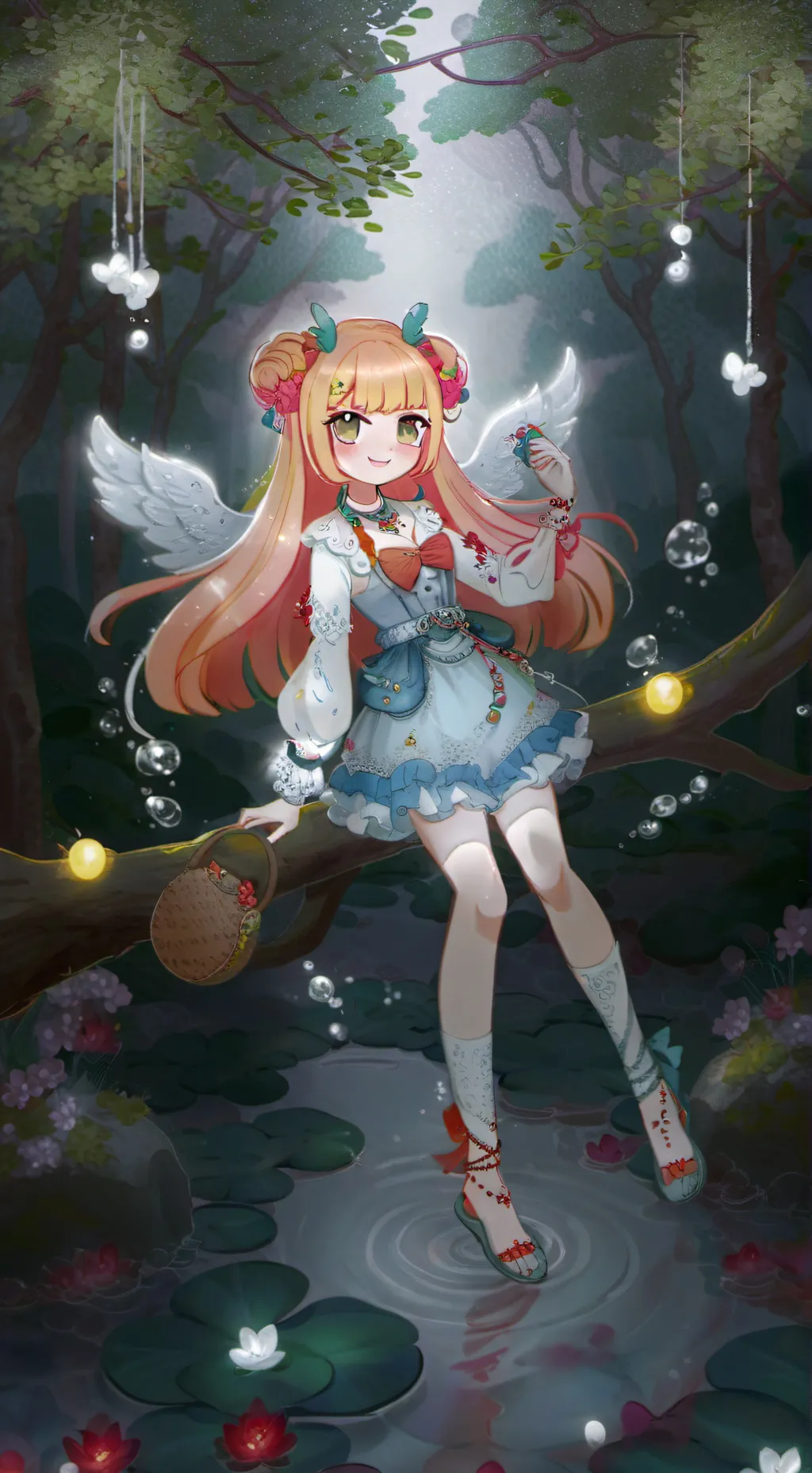 ai character: Kat  background