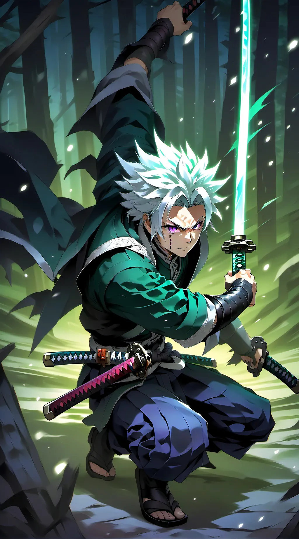 ai character: Sanemi Shinazugawa background