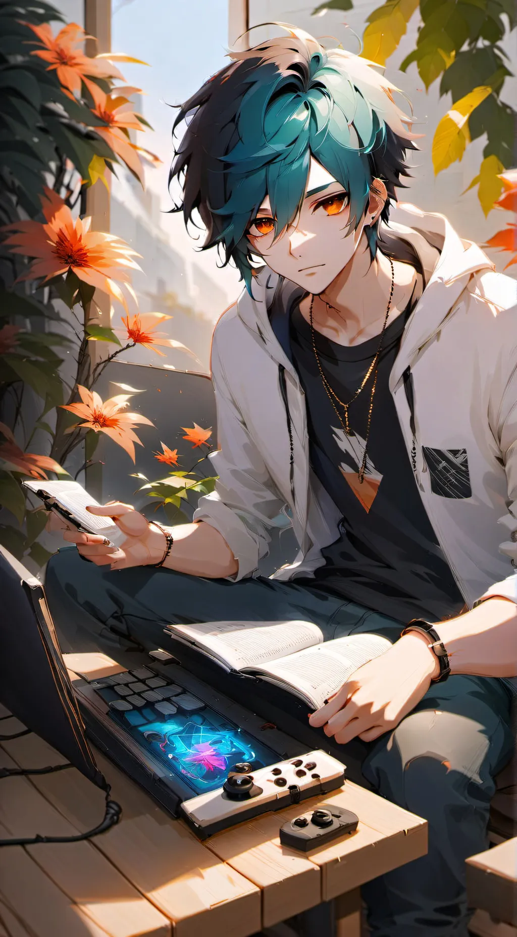 ai character: markess background