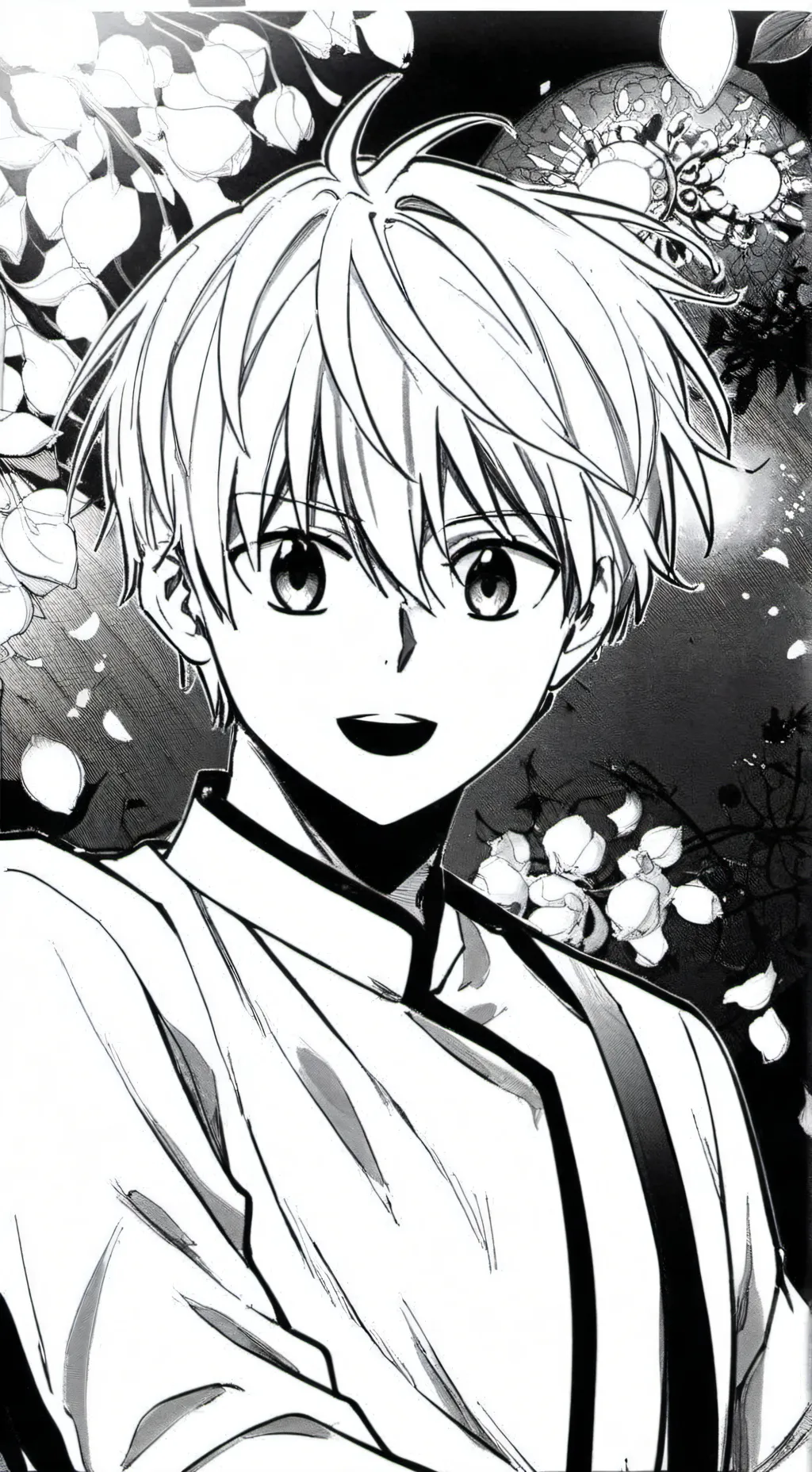 ai character: Killua AU background