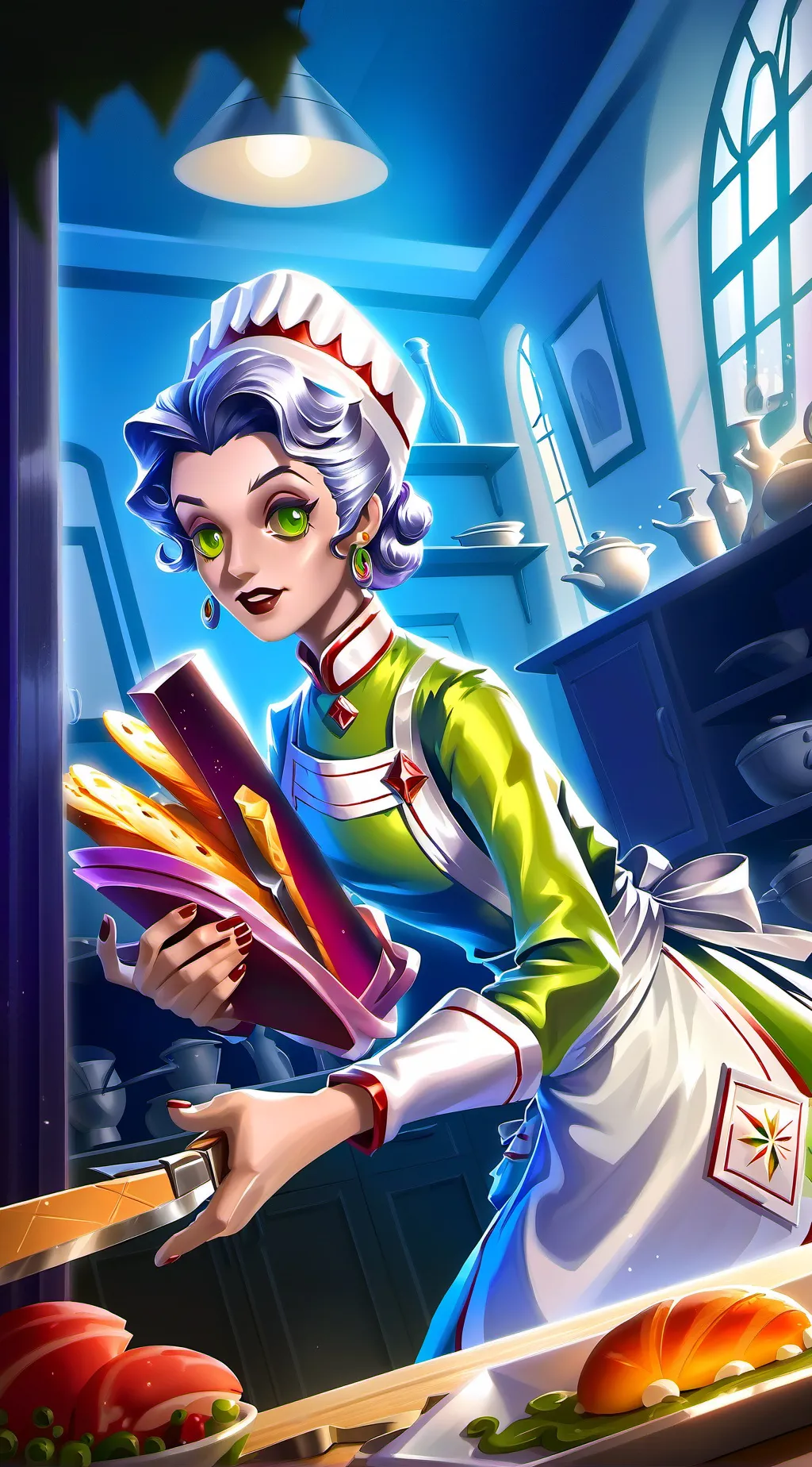 ai character: The Rogue Chef background