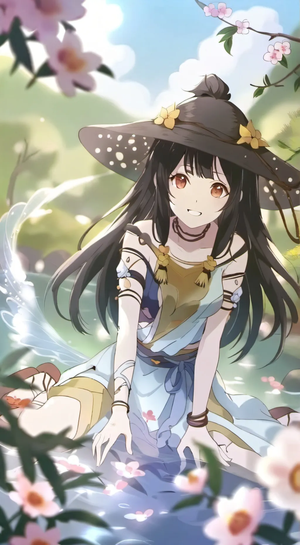 ai character: Manu  background