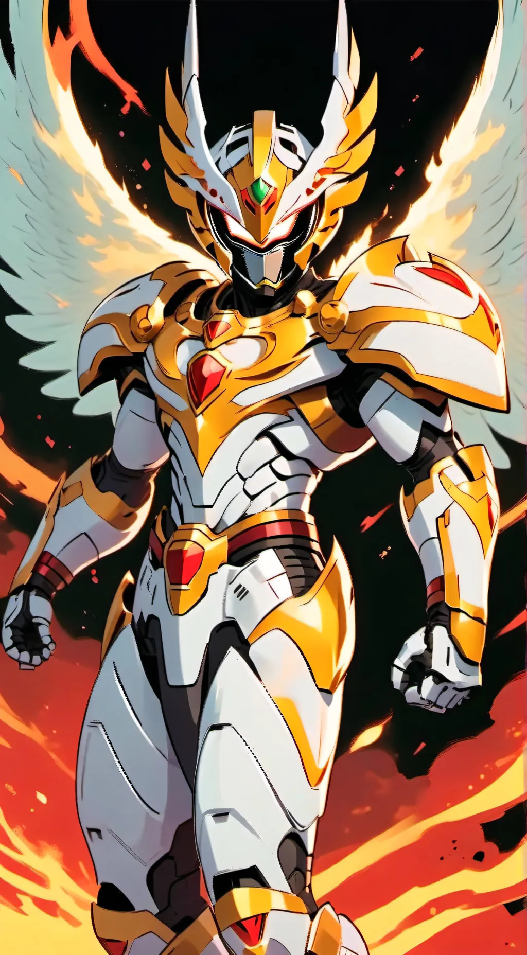 ai character: Rayo Ardiente background