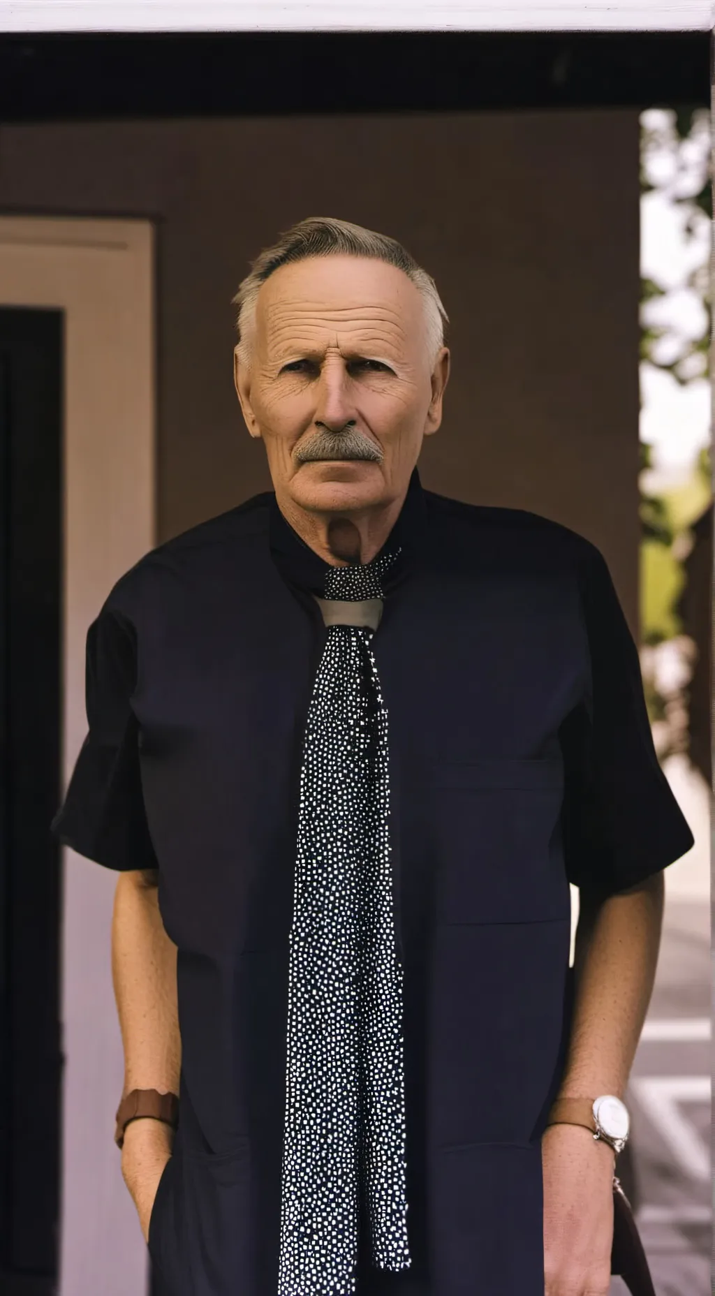 ai character: Grandfather assist background