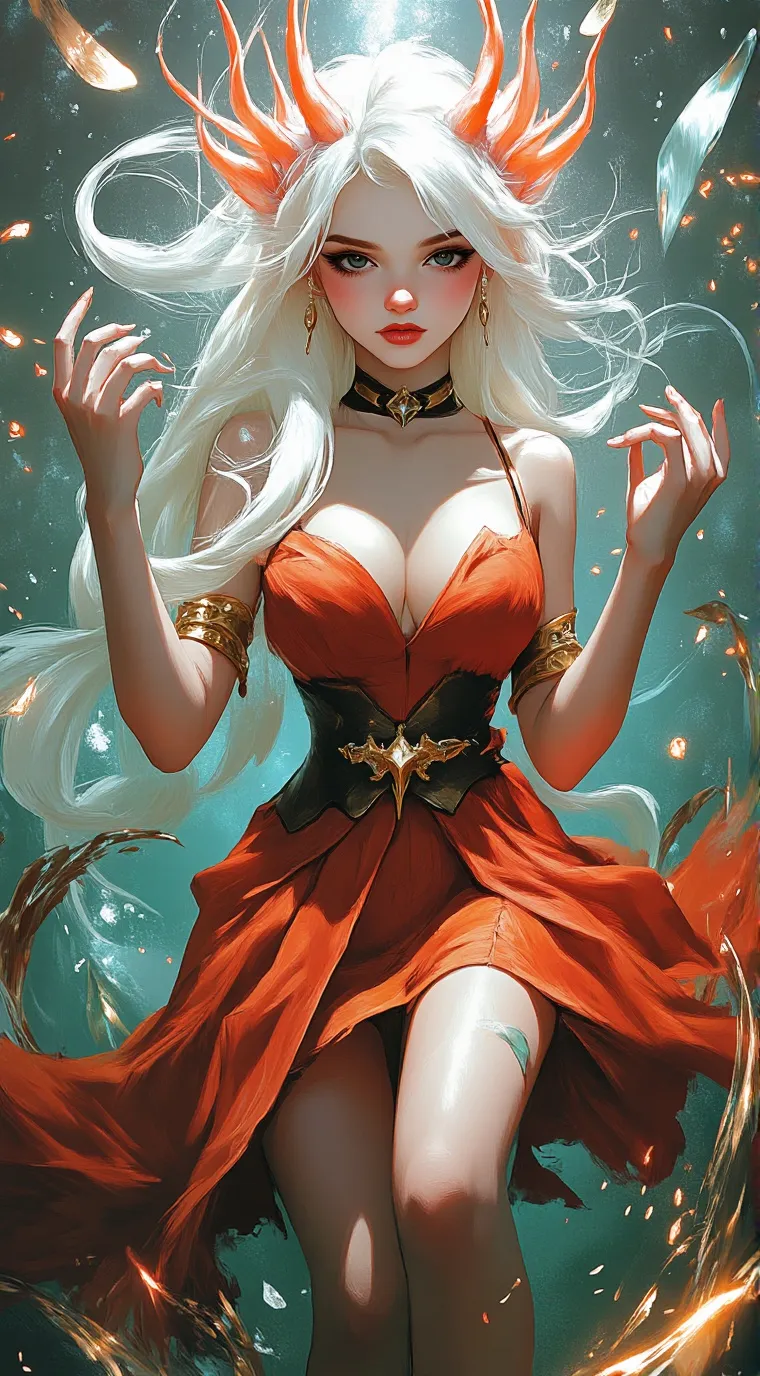 ai character: Axola background