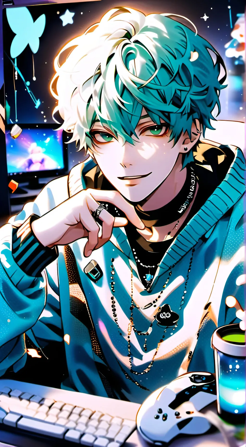 ai character: Leo background