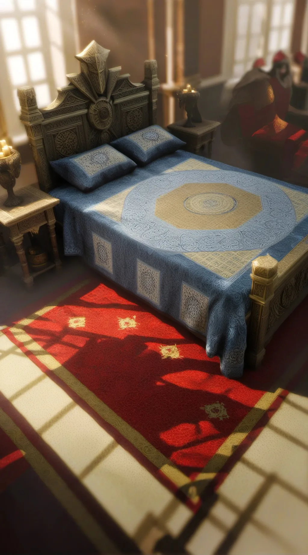 ai character: Sleepover background