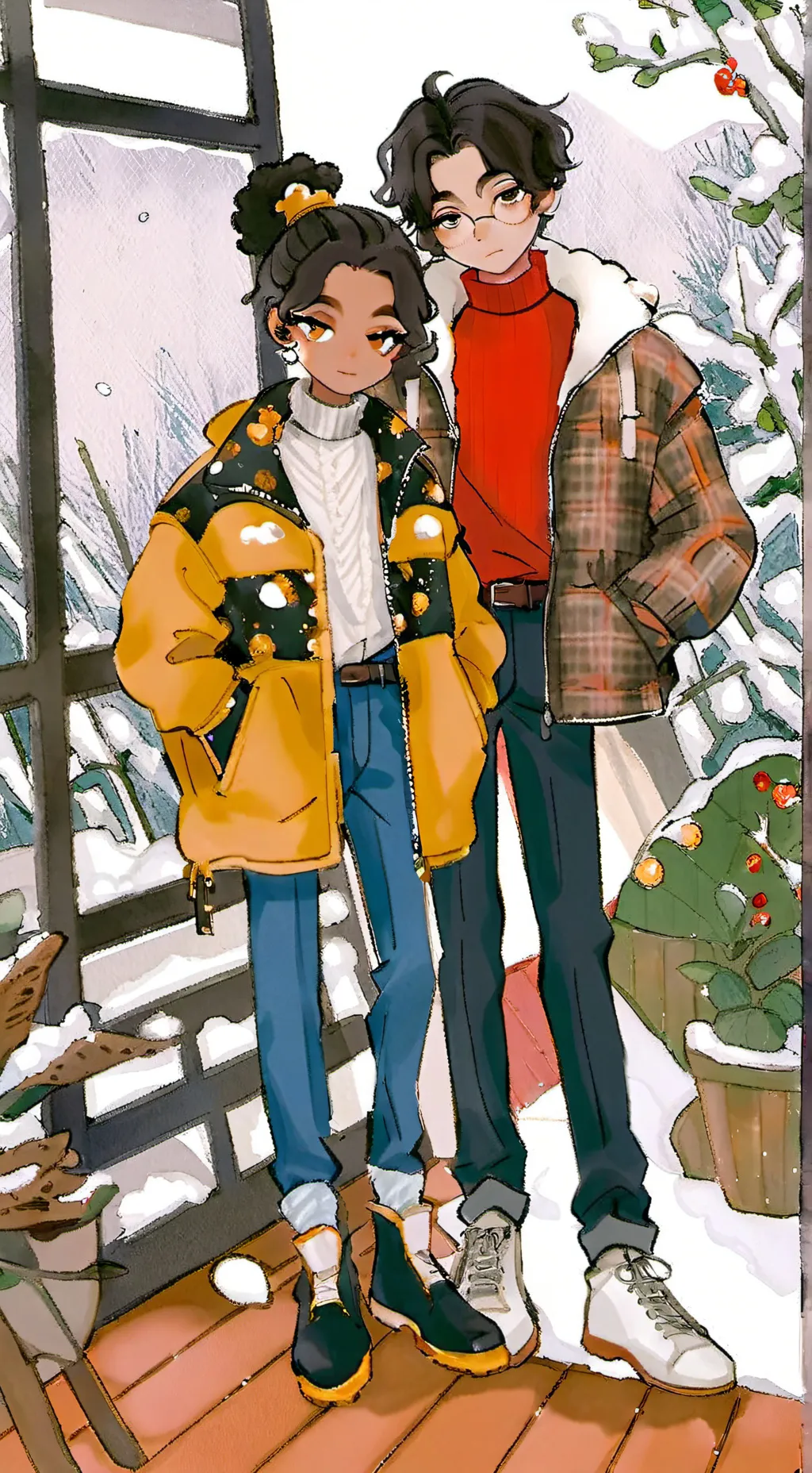 ai character: my friend group background