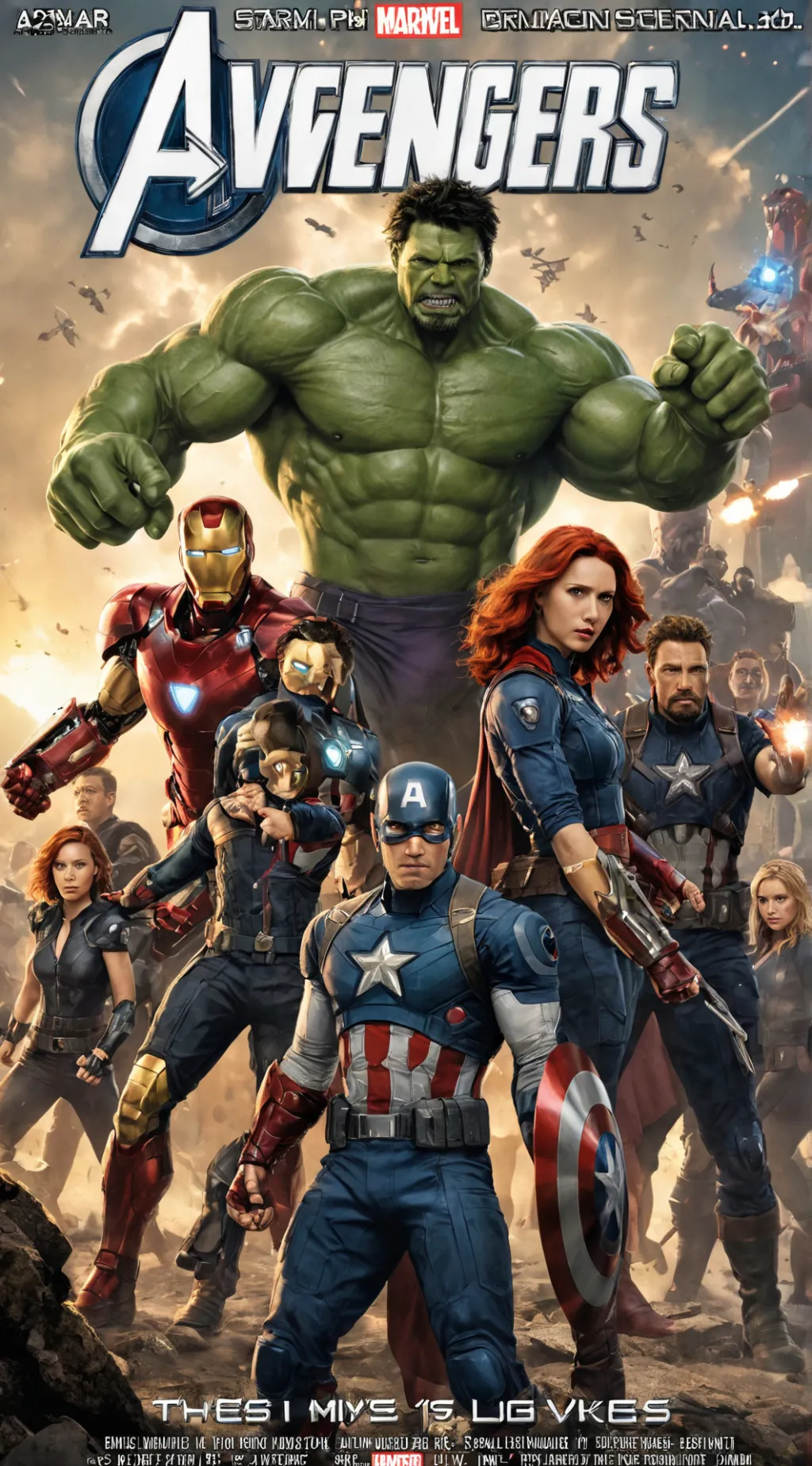 ai character: Avengers background