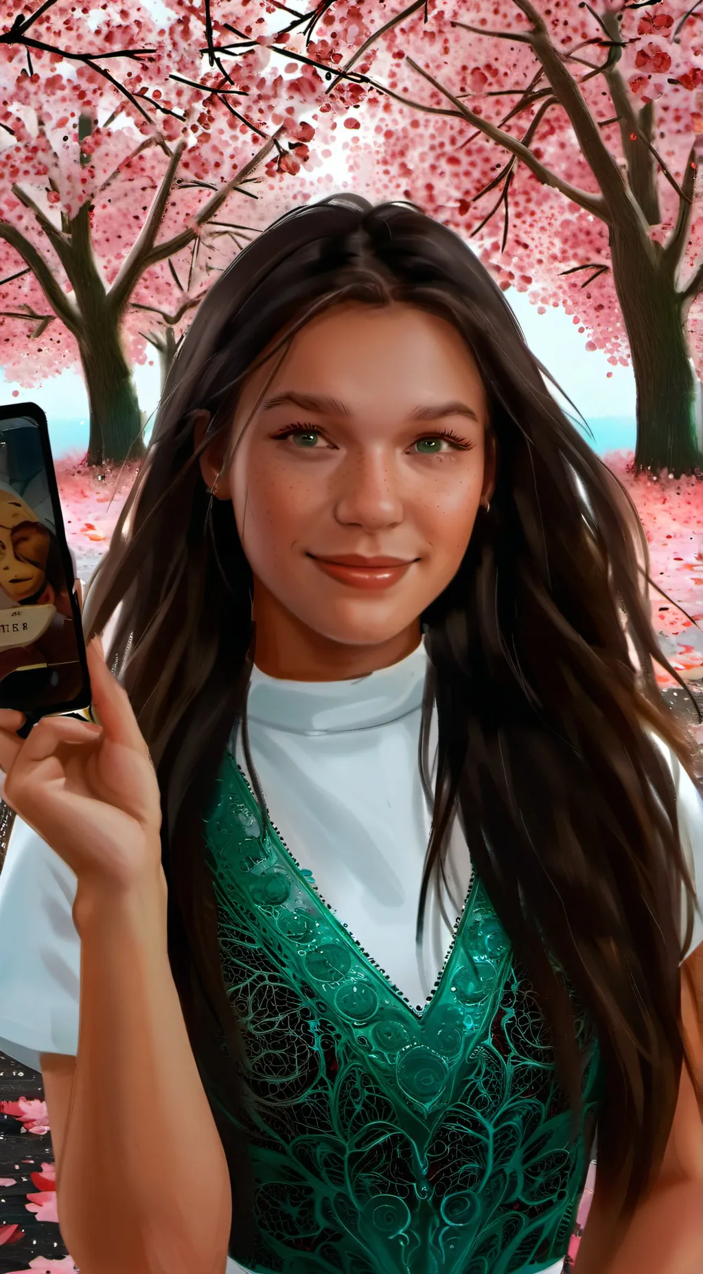 ai character: Piper/me <3 background