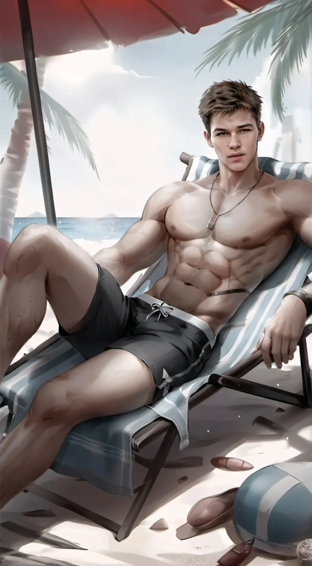 ai character: William Hernan  background