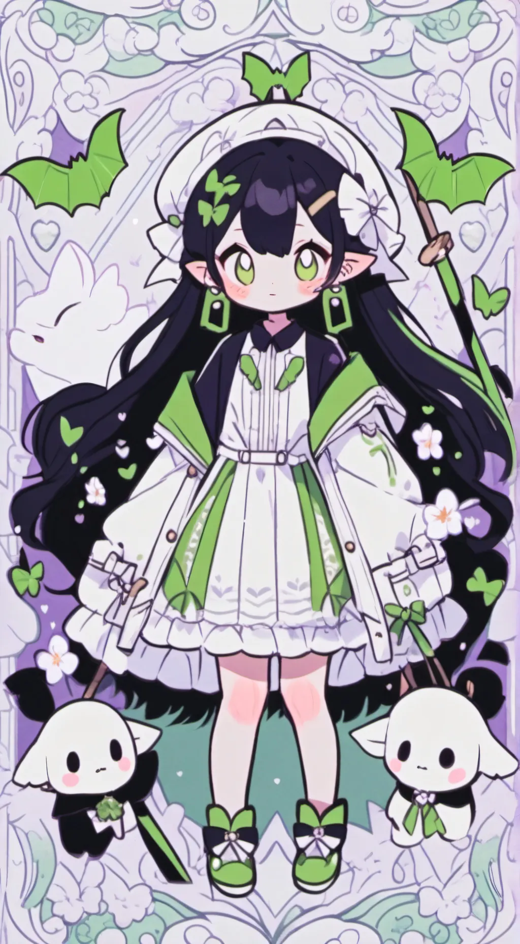 ai character: Kay's Crafts background