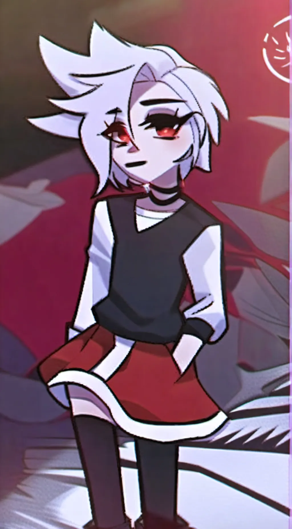 ai character: Loona's femboy son background