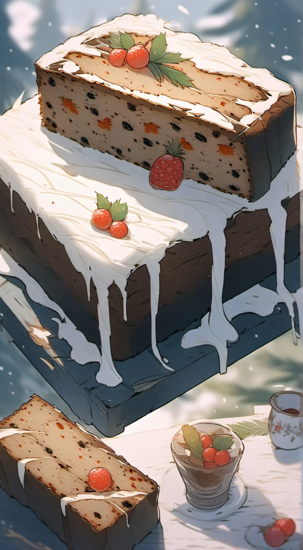 ai character: FREAKY SPROUT background