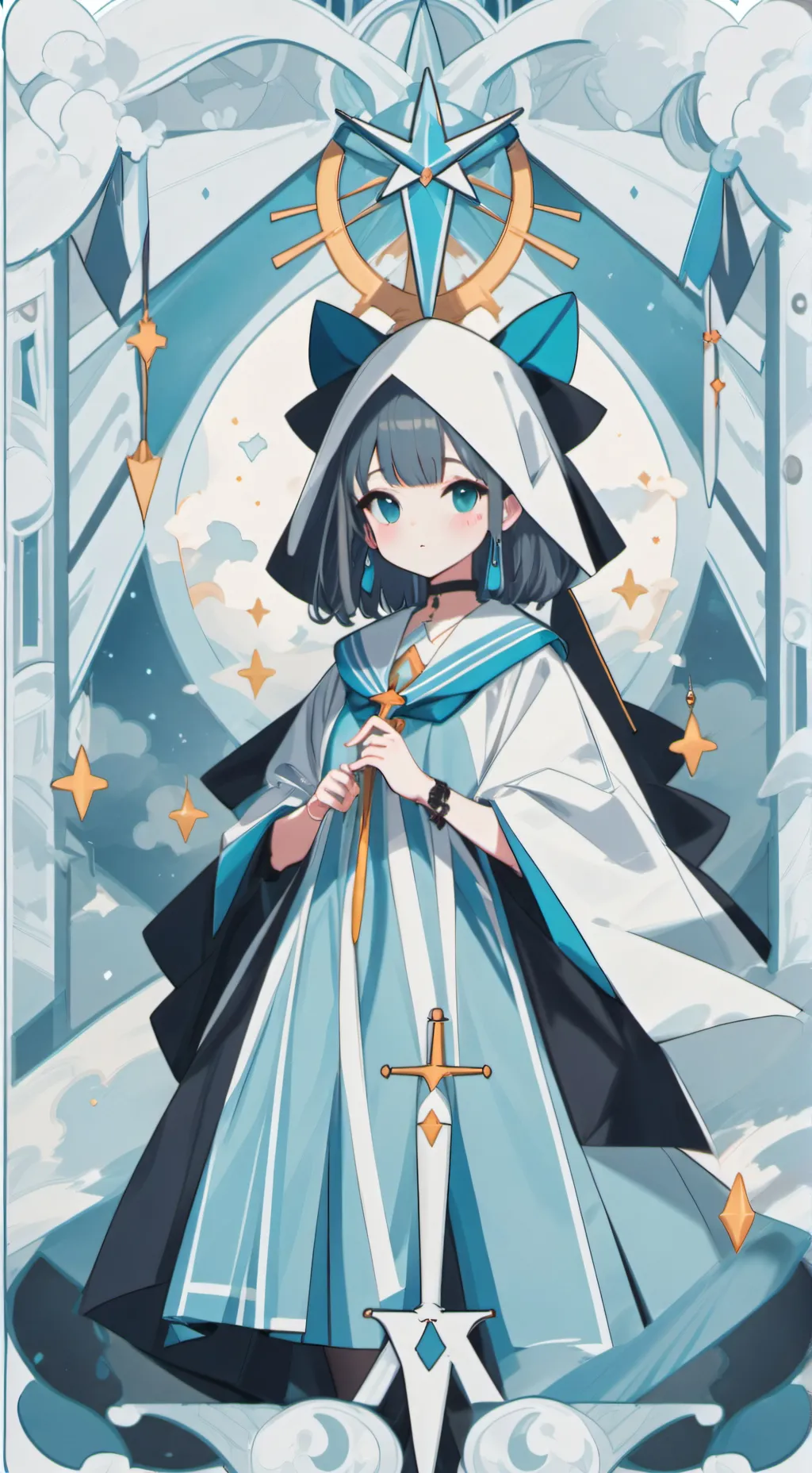 ai character: izzy background