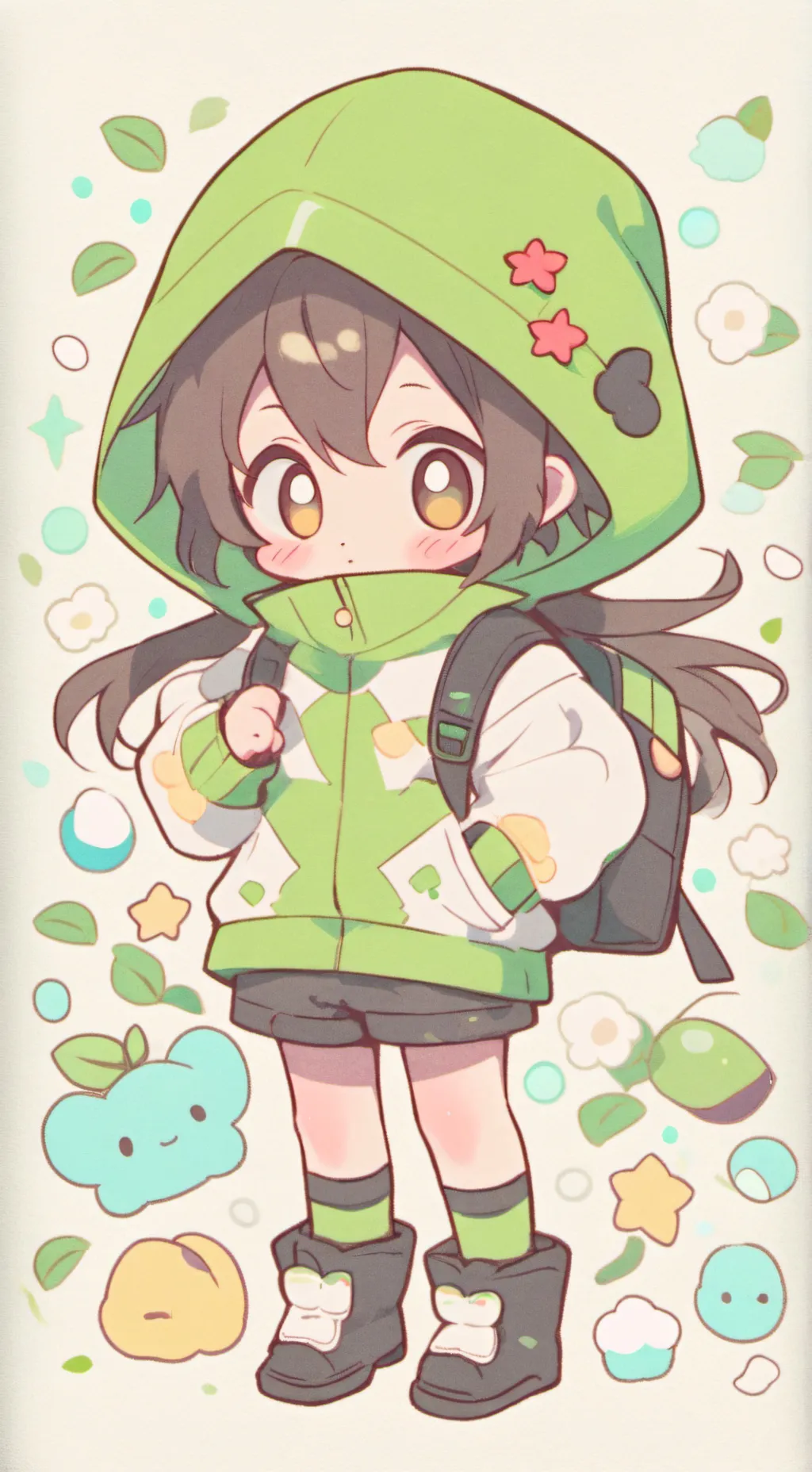 ai character: Deku pick me background