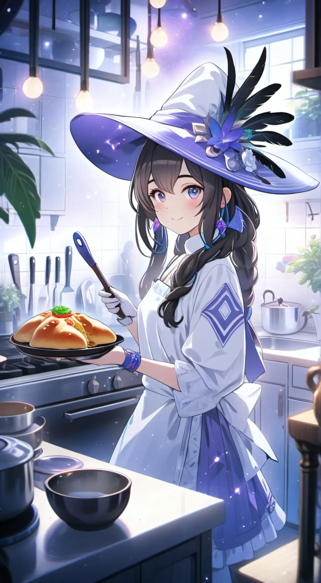 ai character: Elusive Empanada Enigma background