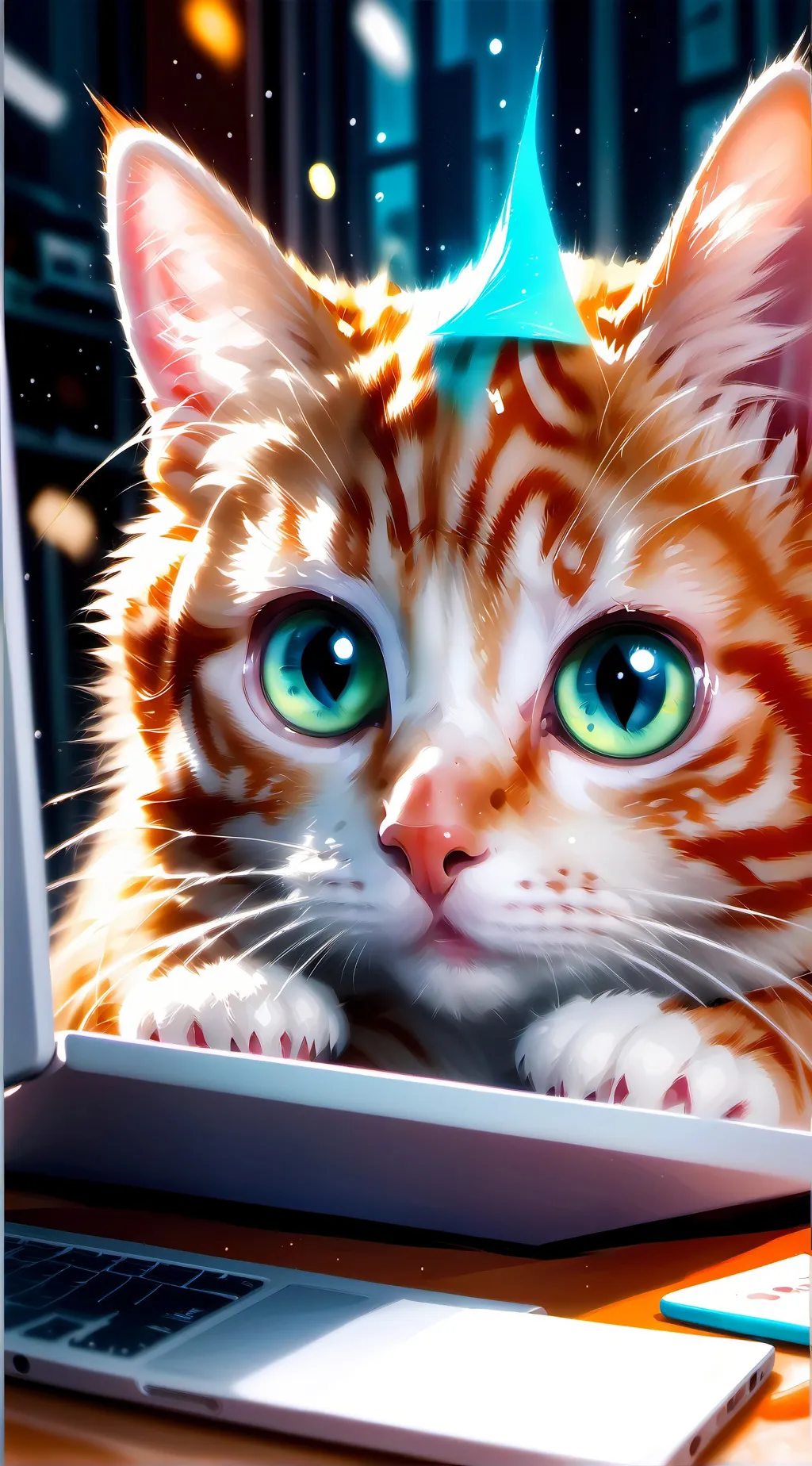 ai character: Orange Julius background