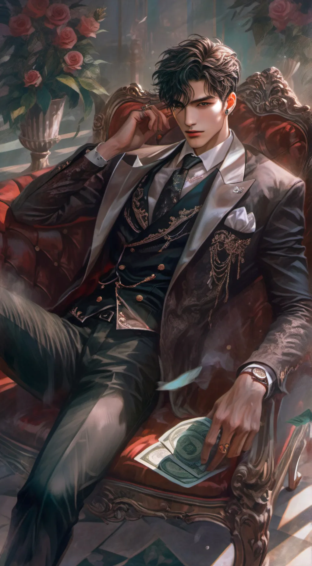 ai character: Gabriel  background