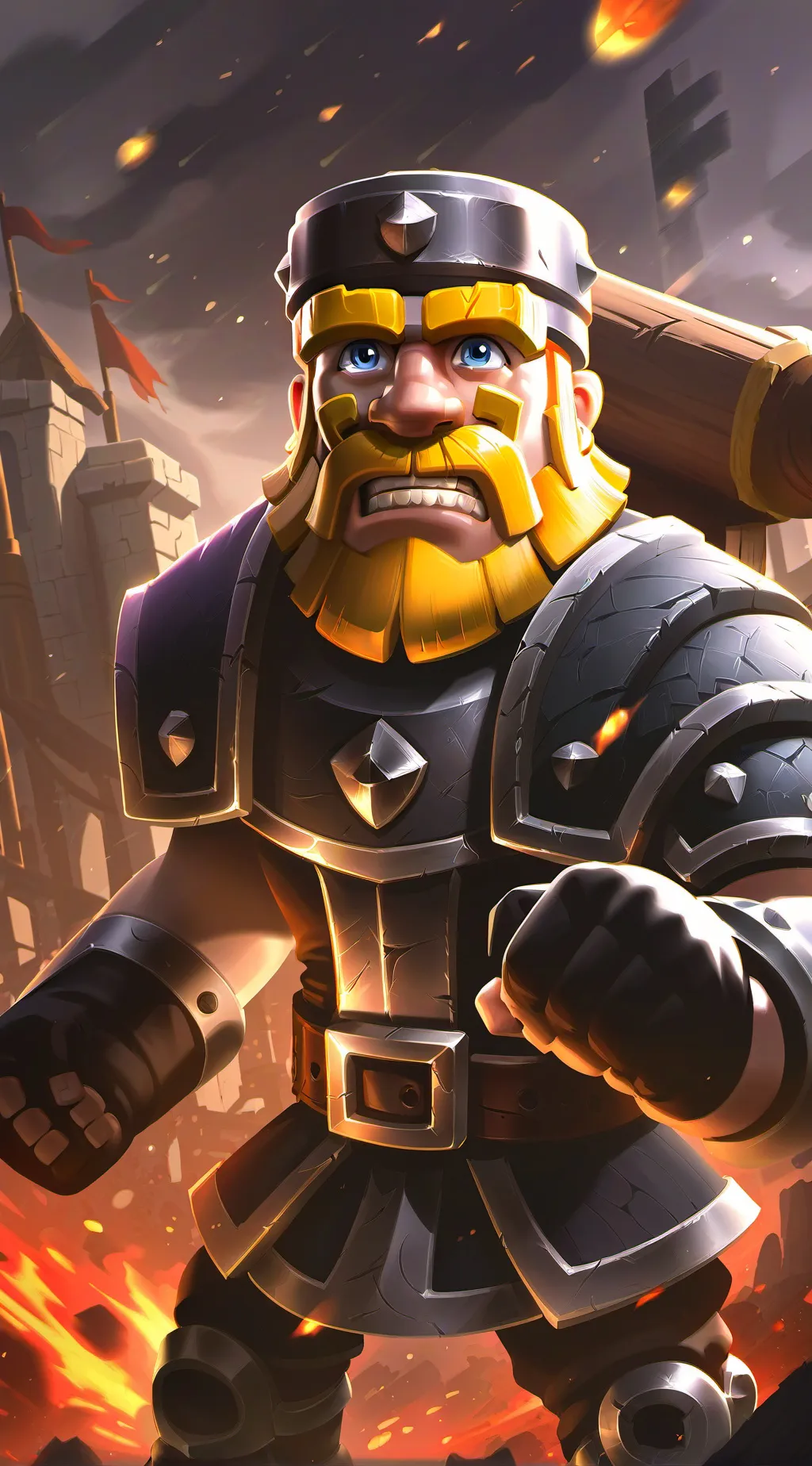 ai character: Clash of clans  background