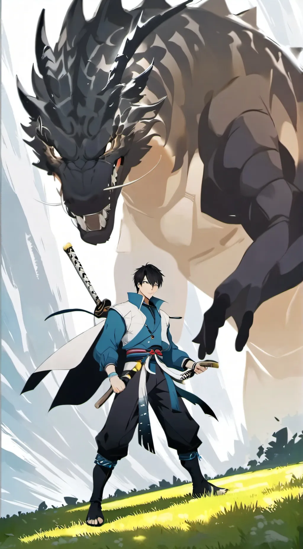 ai character: indominus vs kny background