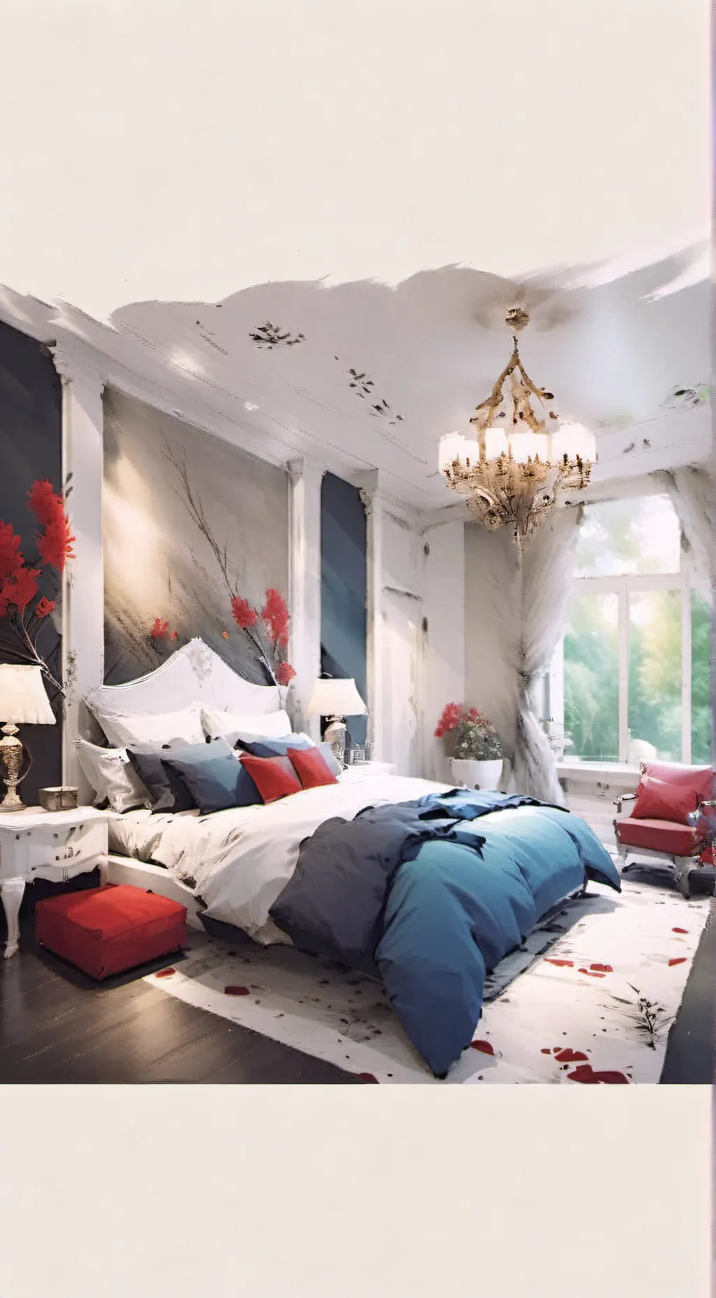 ai character: . - Forsaken - . background