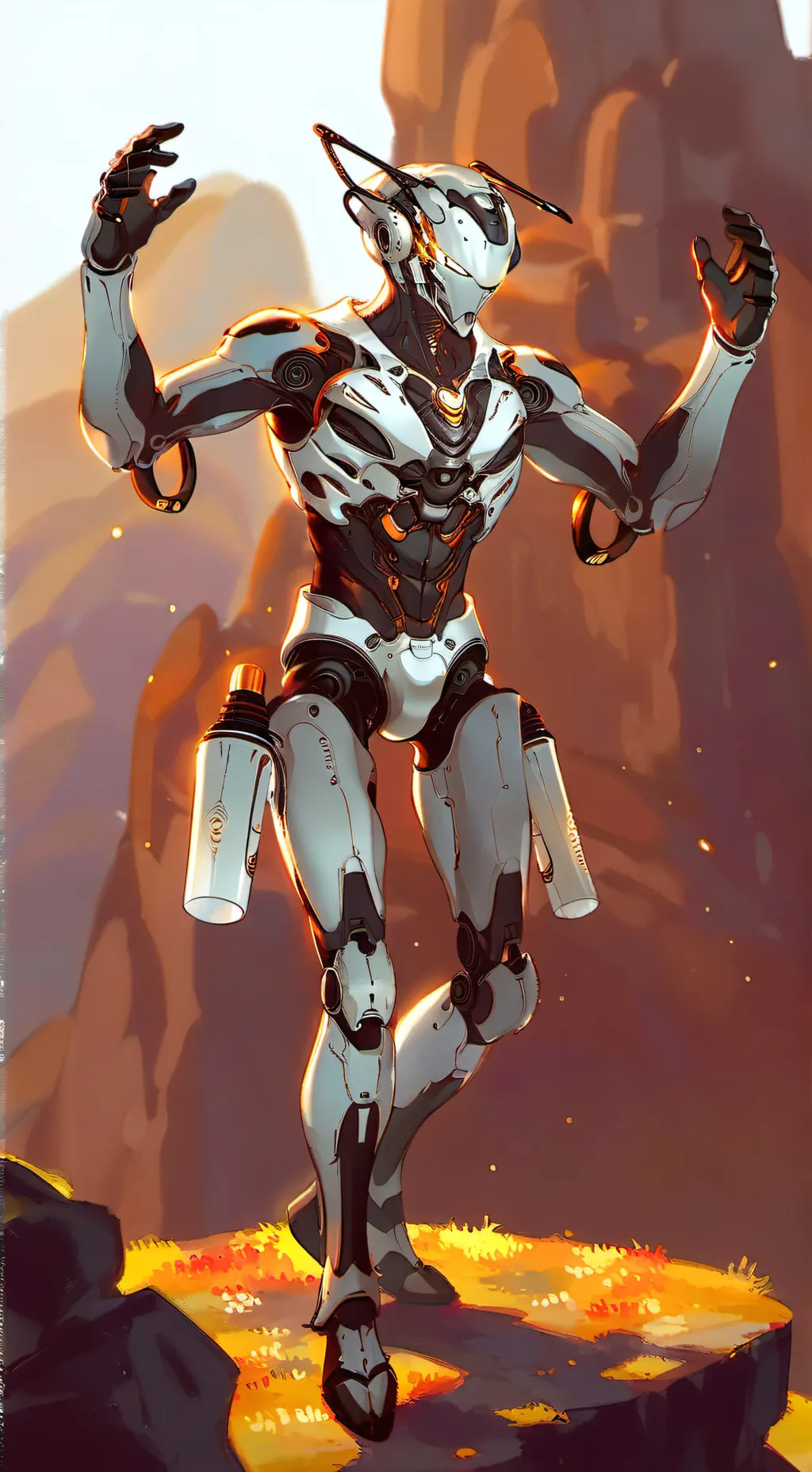 ai character: ARK-7 background