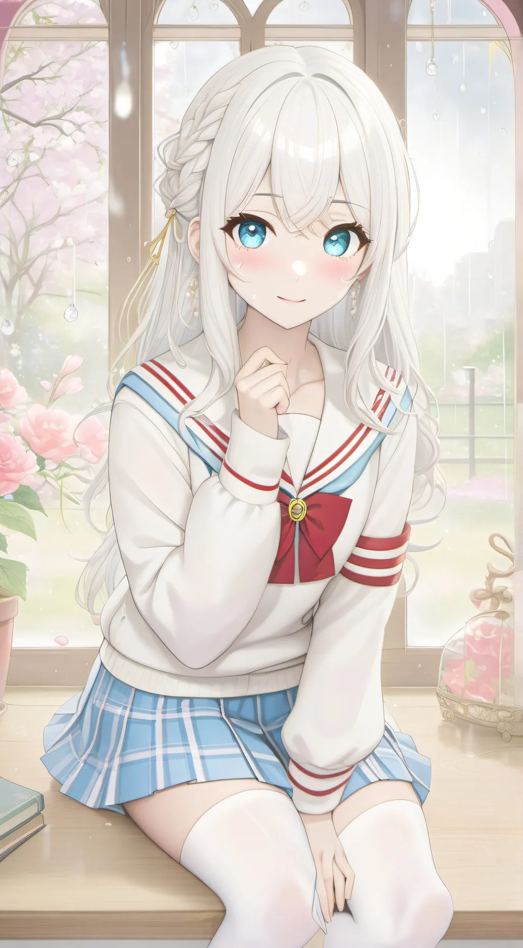 ai character: Yuki Aozora background